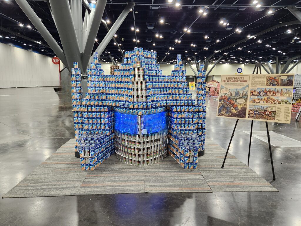 Cansformers Roll Out Against Hunger Team W Partnership-Marriott Marquis- Memorial HS